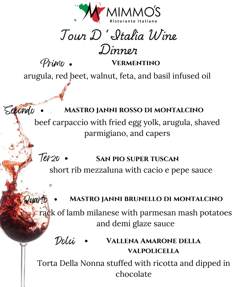 Nov 2025 Mimmos 30A Wine Dinner